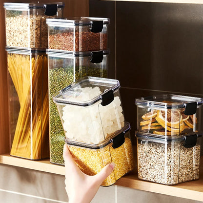 Airtight Kitchen Storage Jars | Moisture-Proof PET Containers 460ml–1800ml