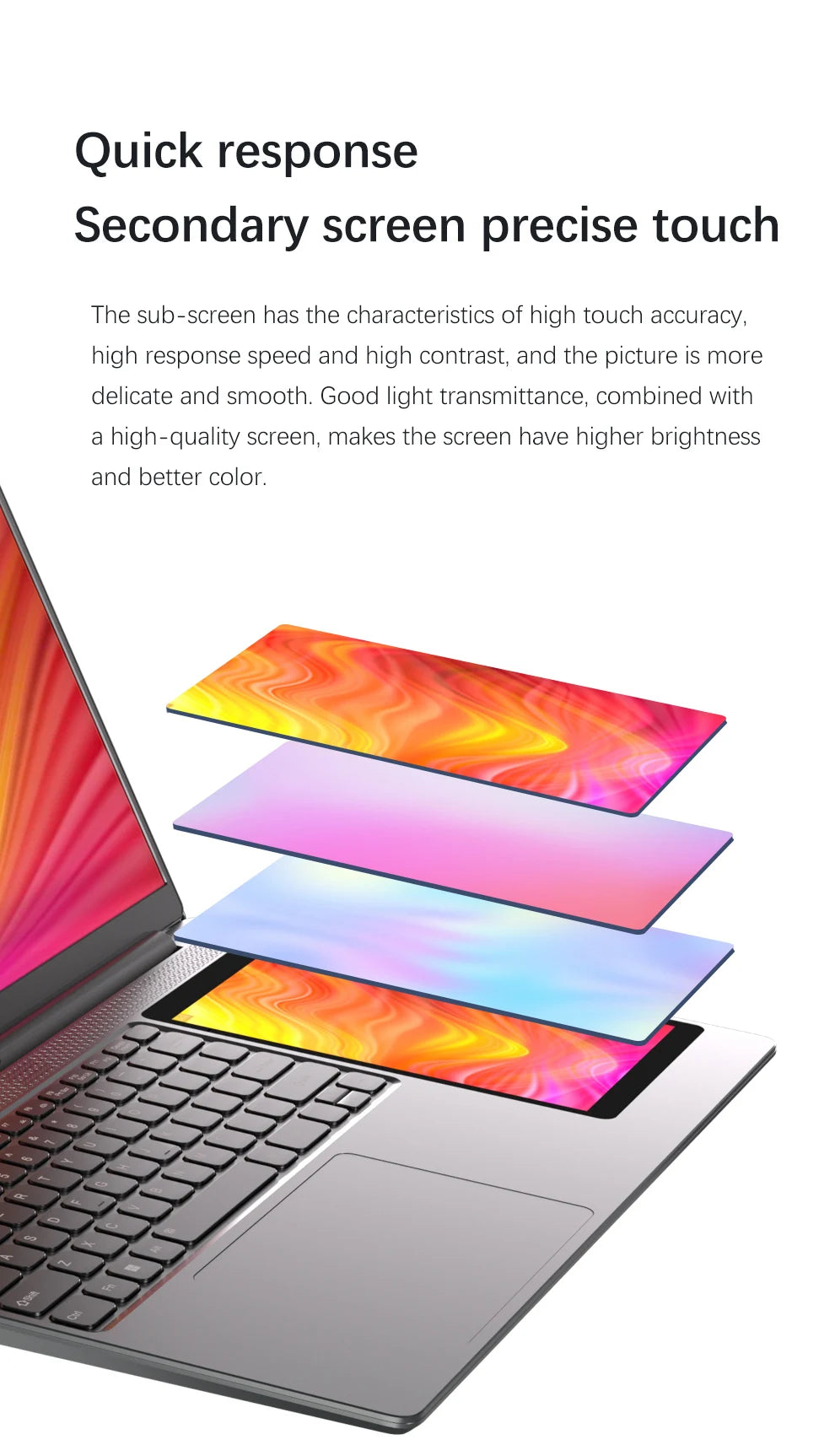 15.6" + 7" Dual Screen Laptop Intel N100 | 8–32GB DDR4 | Up to 2TB SSD | Win11