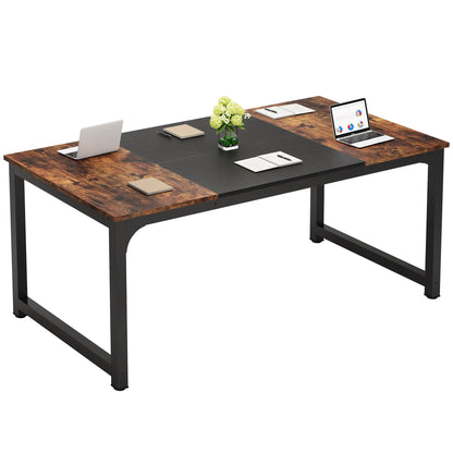 Tribesigns 70.8" Executive Office Desk | Large Computer Workstation