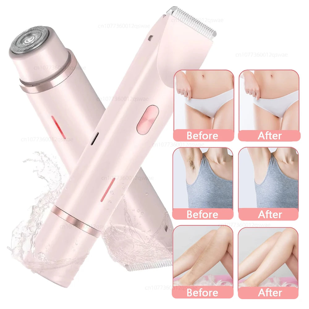 Electric Shaver for Women – Gentle Bikini Line, Underarm & Body Hair Remover