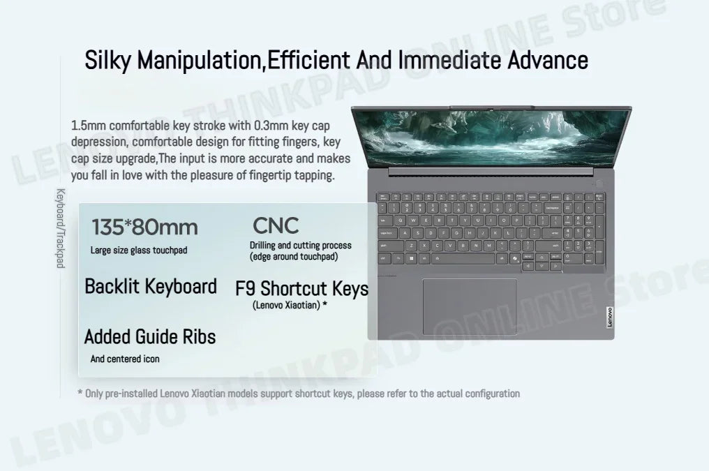 Lenovo ThinkBook 16+ Laptop – Intel U5/U7/U9, 32GB+1TB, 3.2K 165Hz