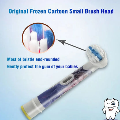 Oral-B Compatible Children's Electric Toothbrush Replacement Heads – 4pcs Set | DB4510K D10 D12K D100K Series