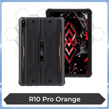 HOTWAV R10 Pro Rugged Tablet | 10800mAh | 10.1" HD+ | Android 14 | 8GB+256GB | 4G | 13MP