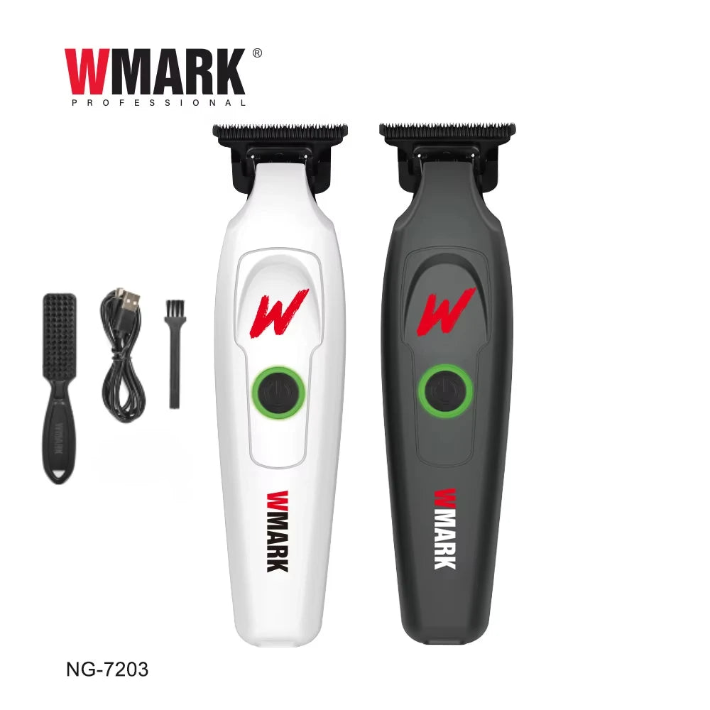 WMARK NG-7203 Professional Hair Clipper – DLC Blade, Rotary Motor, Wet/Dry, CE Certified, Salon Use