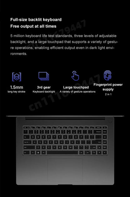 Xiaomi RedmiBook 16 – Intel i5-12450H/i5-13500H, 16GB, 512GB/1TB, 16" 120Hz