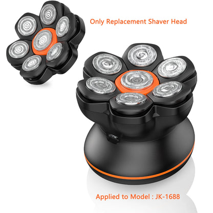 MAXGROOM 7D Replacement Shaver Head | Magnetic Attachment | Model JK-1688