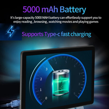 4G LTE Tablet 10.1" – 5G WiFi, Dual SIM, Octa Core, 8GB+128GB, 5000mAh, Android 12
