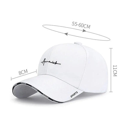 R.E.D. Shopping women's summer sun hat with adjustable brim, cotton material, solid color baseball cap for sun protection