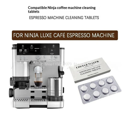 Espresso Machine Cleaning Tablets – 8 pcs, Compatible with Ninja Luxe ES601/ES701