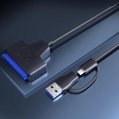 USB 3.0 to SATA Cable for 2.5"/3.5" HDD & SSD – with 12V/2A Power Adapter