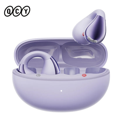 QCY Crossky C30 Ear Clip Bluetooth 5.4 Earphones – Open Ear Sports TWS, Dual-Connection