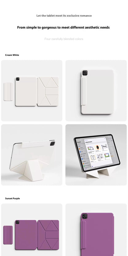 Smart Folio iPad Case | Magnetic | iPad 10th–11th, Air 11/13, Pro 11/12.9/13, Mini 6/7 | 4 Colors