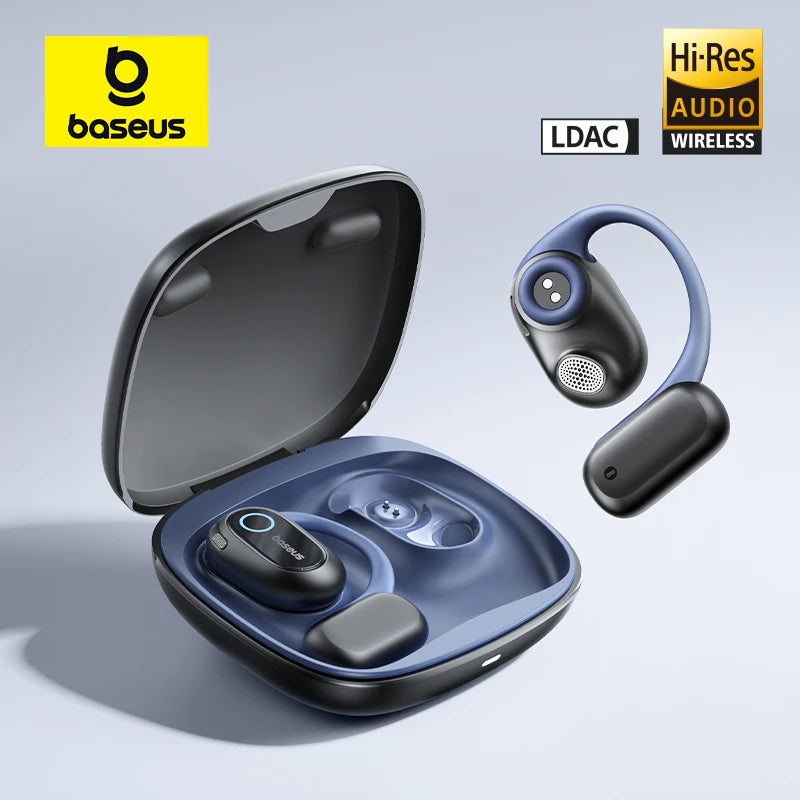 Baseus Bowie MF1 Open-Ear Sport Wireless Earphones – Bluetooth 5.4, 60Hrs, 4-Mic ENC, IPX4