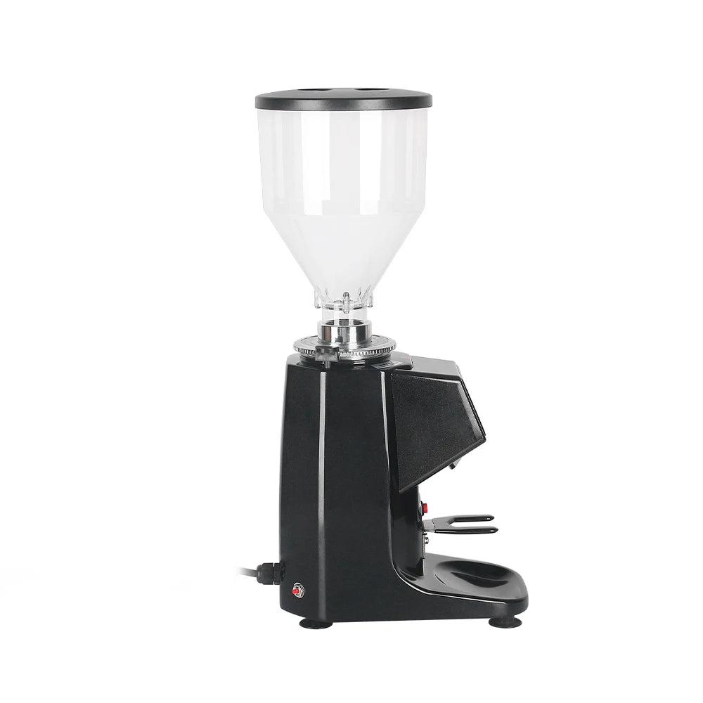 R.E.D. Shopping ITOP coffee grinder with touch screen, 60mm flat burr, aluminum alloy body, for home espresso brewing.
