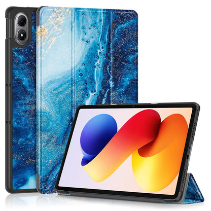 Fashion Print Magnetic Smart Stand PU Leather Case for Xiaomi Poco Pad M1 12.1" 2025