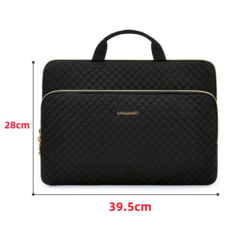BAGSMART Laptop Handbag & Sleeve 13.3"–15.6" — Shoulder Briefcase for Women, MacBook Air/Pro