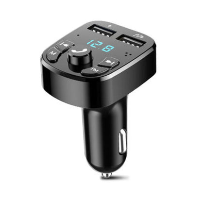 Bluetooth FM Transmitter Car Charger | 3.1A Fast Charging, Wireless Audio, MP3 Player, Dual USB