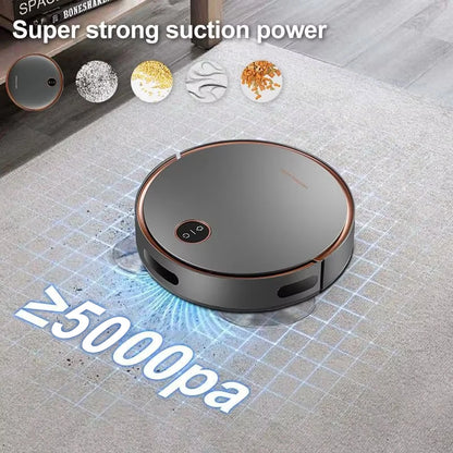 5000Pa Robot Vacuum Cleaner 3-in-1 – Sweep, Vacuum & Mop, EU Plug