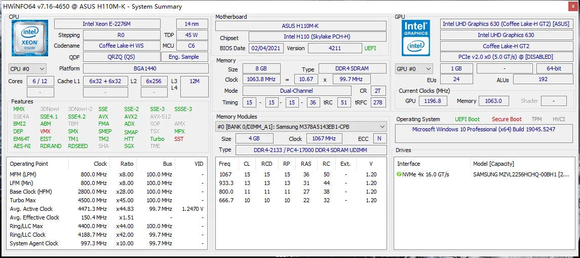 Modified Laptop CPU to LGA 1151 — Xeon E-2286M / E-2276M / E-2176M / E-2186M (QTJ0 QTJ1 QTJ2 QQLT QQLS)