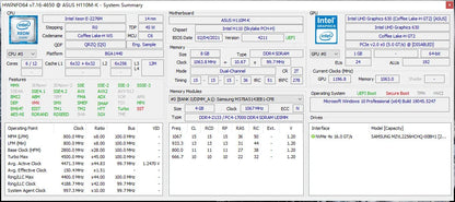 Modified Laptop CPU to LGA 1151 — Xeon E-2286M / E-2276M / E-2176M / E-2186M (QTJ0 QTJ1 QTJ2 QQLT QQLS)