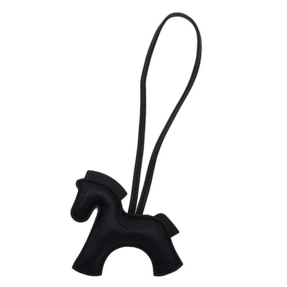 Pony Bag Charm | PU Leather Luggage & Car Pendant | Travel Accessory