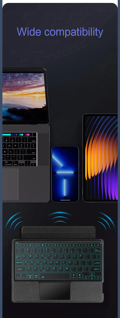 Detachable Magic Keyboard For Xiaomi Pad 7 MIPad7 Case Pencil Holder for Xiaomi Pad 7 Pro Mi Pad 7 2024 11.2" Tablet Cover Case