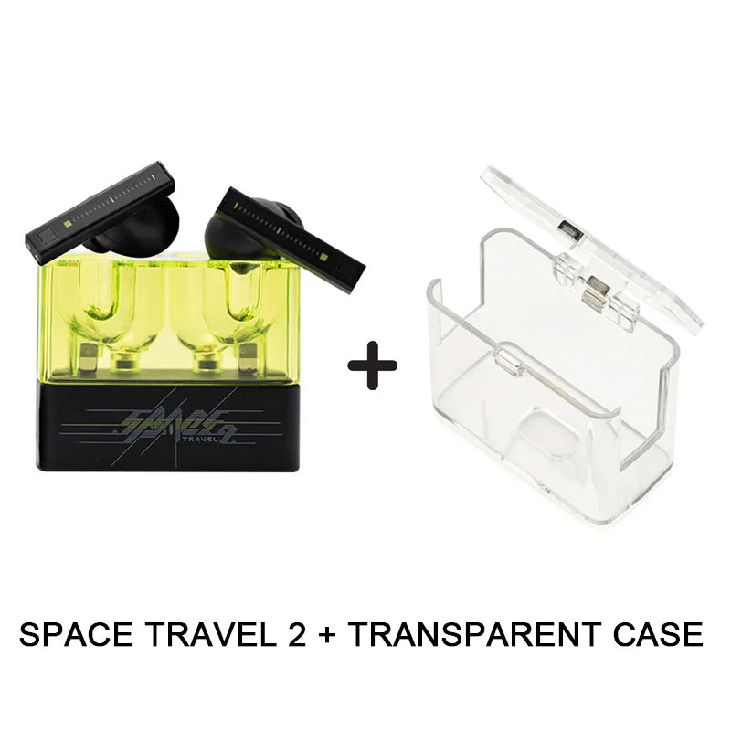 MOONDROP Space Travel 2 TWS Earbuds – HiFi ANC, Bluetooth 6.0, Low-Latency Game Mode, SBC/AAC