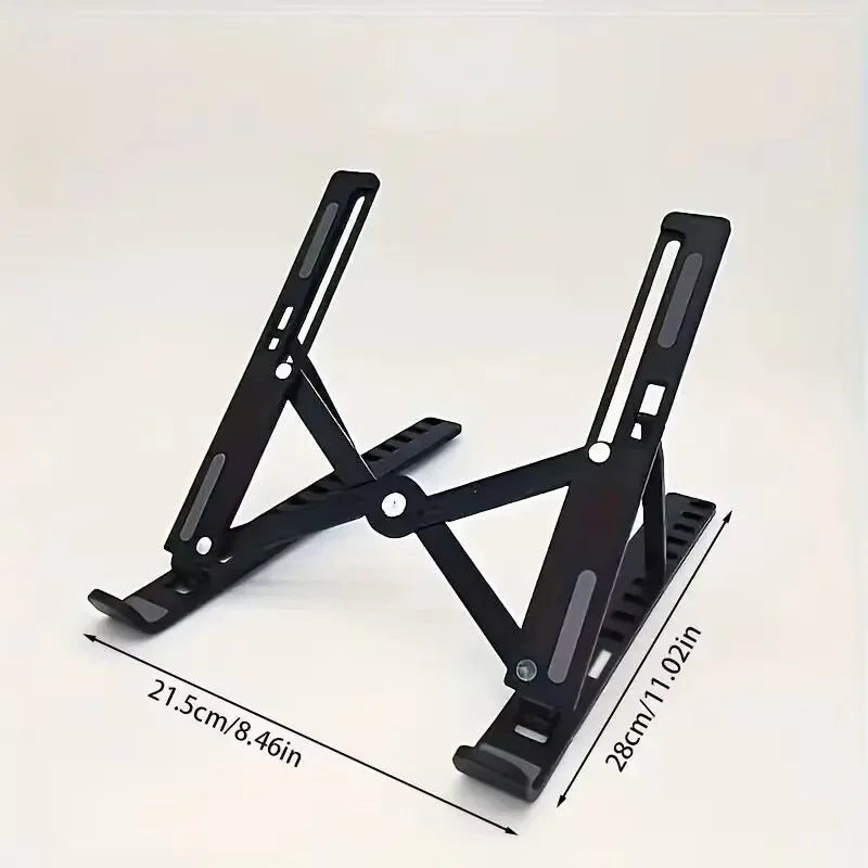 Adjustable Aluminum Laptop Stand – Foldable Cooling Holder for MacBook & Notebooks