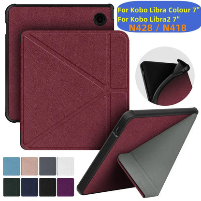 Multi-Folding Stand Smart Case for Kobo Libra Colour 2024 / Libra 2 2021 – 7" eReader