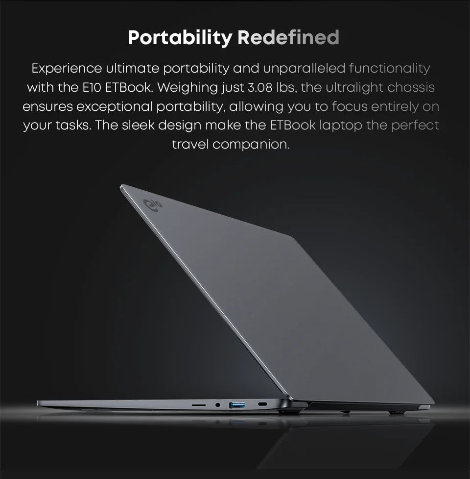 Acer ETBook 14" 2K Laptop Intel Core i3-1220P 16GB RAM 512GB SSD WiFi 6 Windows 11