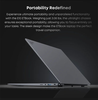 Acer ETBook 14" 2K Laptop Intel Core i3-1220P 16GB RAM 512GB SSD WiFi 6 Windows 11