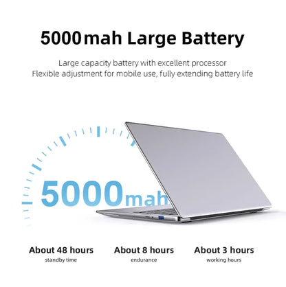 14.1" FHD Gaming Laptop | Intel DDR4 | 16–32GB RAM | Up to 2TB SSD | Windows 11 | 1920×1080 IPS | EU Plug