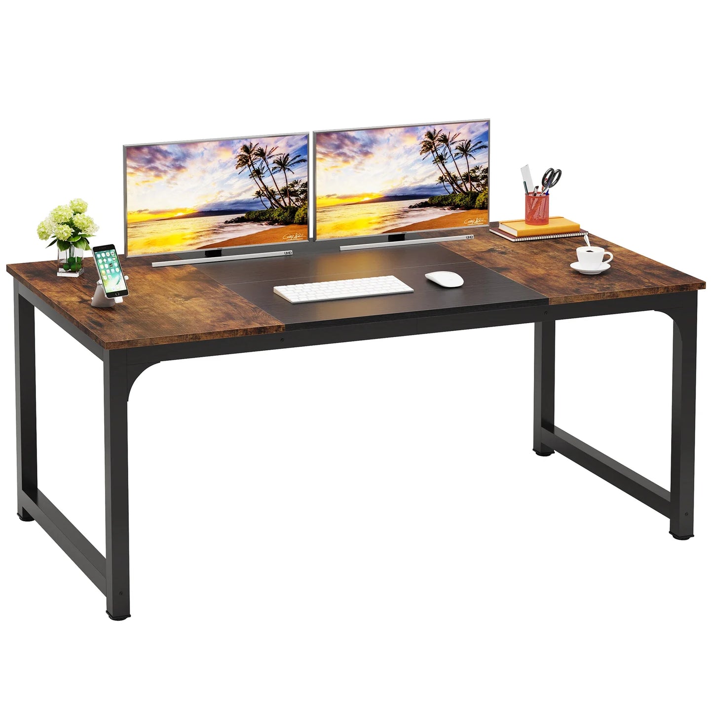 Tribesigns 70.8" Executive Office Desk | Large Computer Workstation