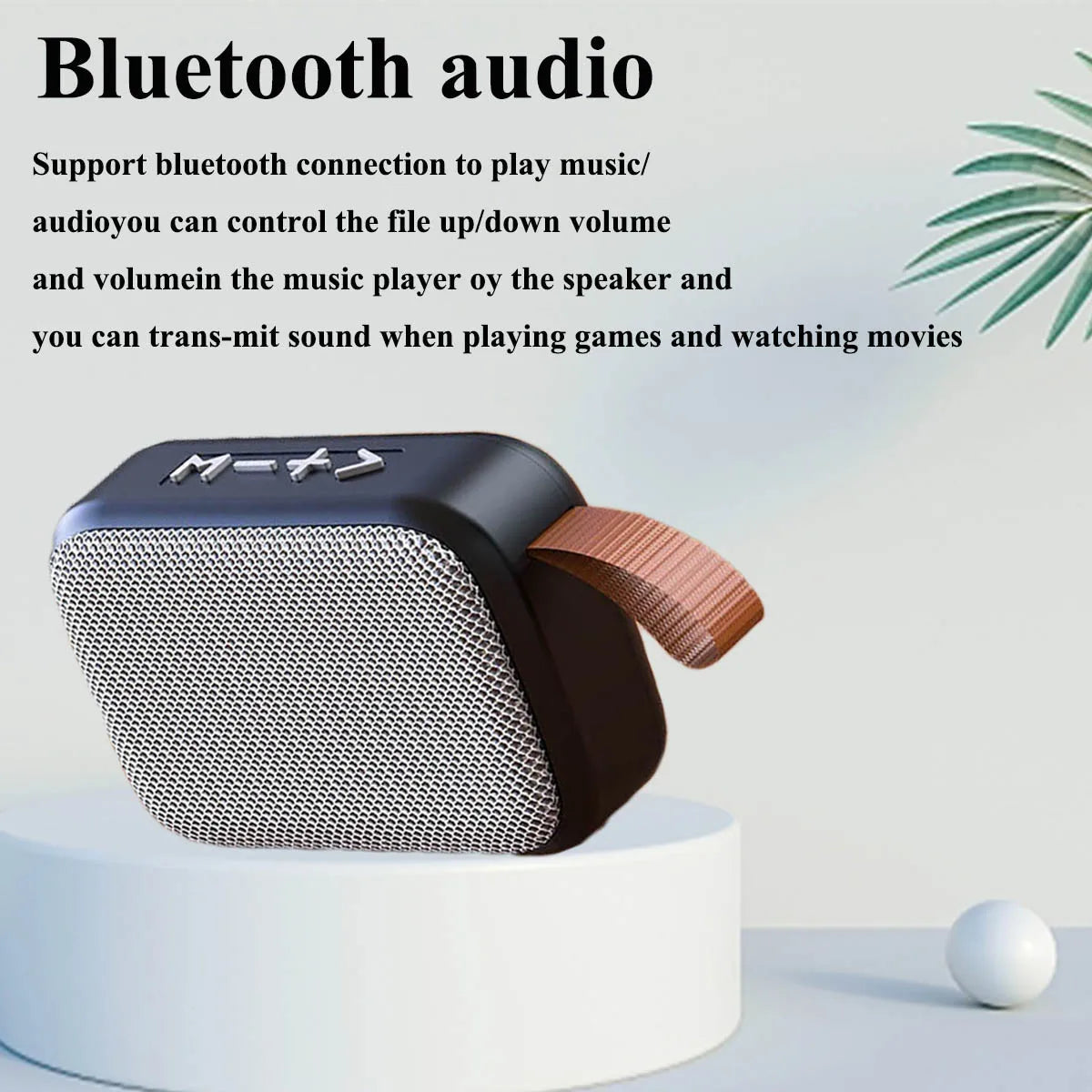 Portable Wireless Soundbar - Bluetooth 5.0, 500mAh Battery, HIFI Sound for Indoor & Outdoor