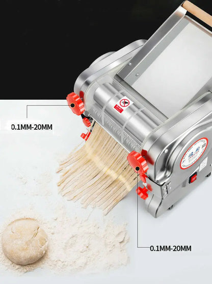550W Electric Pasta & Noodle Maker Machine – Stainless Steel Dual Knife
