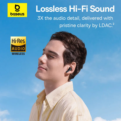Baseus EP10 Pro ANC TWS Earbuds – 50dB, LDAC, Bluetooth 6.0, 6 Mics, Hi-Res, IP55