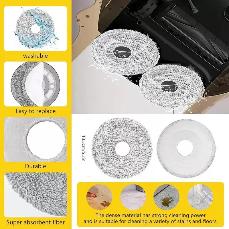 Dreame L10s Ultra Gen2 / L10s Pro Ultra Heat Replacement Parts | Brush, HEPA Filter, Mop, Dust Bag