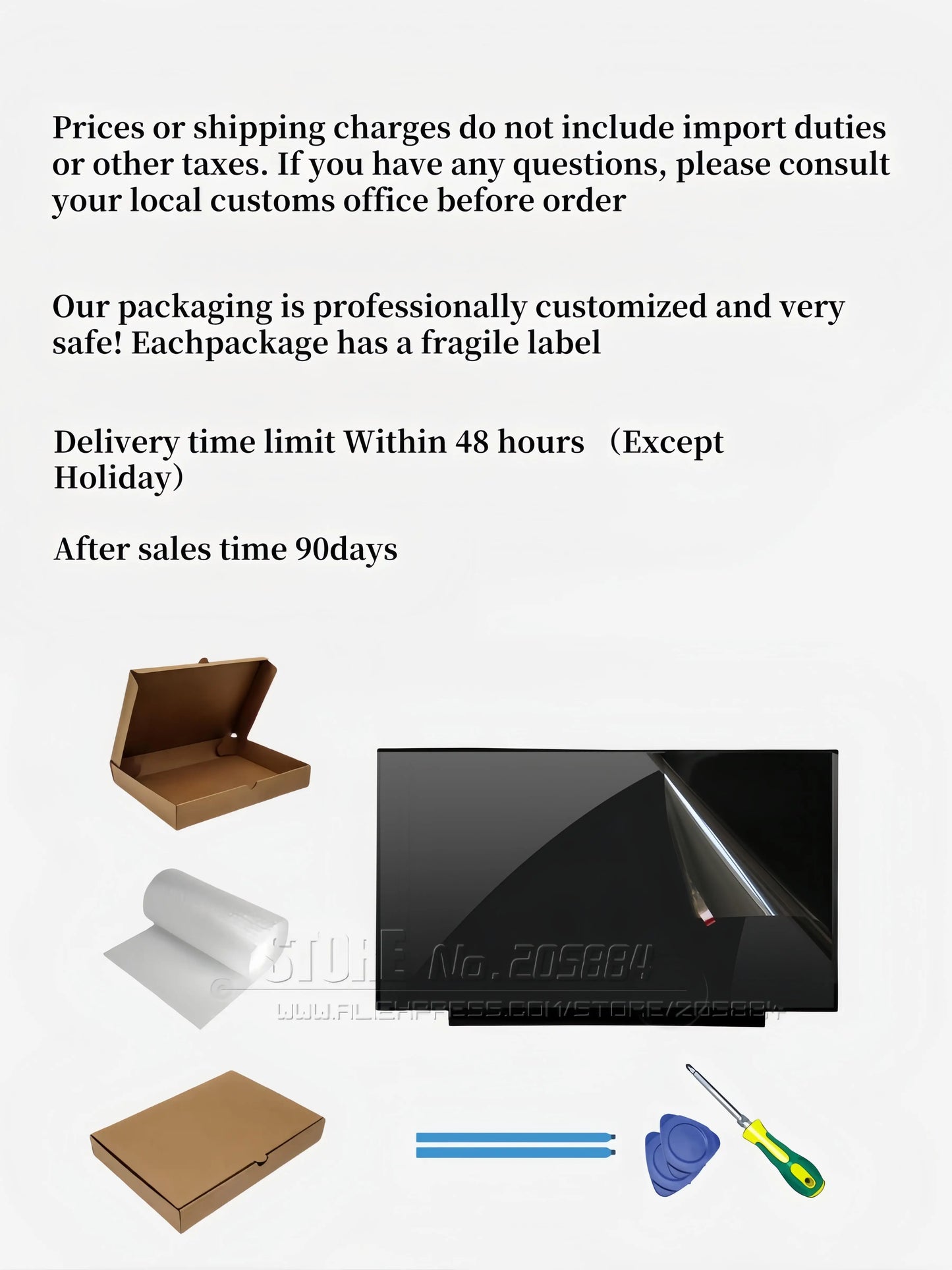 Lenovo IdeaPad Slim 3 15.6" FHD LCD Screen Replacement – 30-Pin (15AMN8, 15IRH8, 15IRU8)