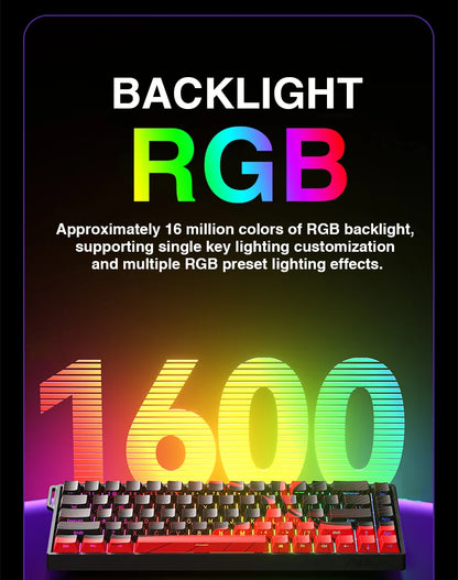 AULA WIN60/WIN68 HE Magnetic Switch Gaming Keyboard — Rapid Trigger, RGB, Hotswap