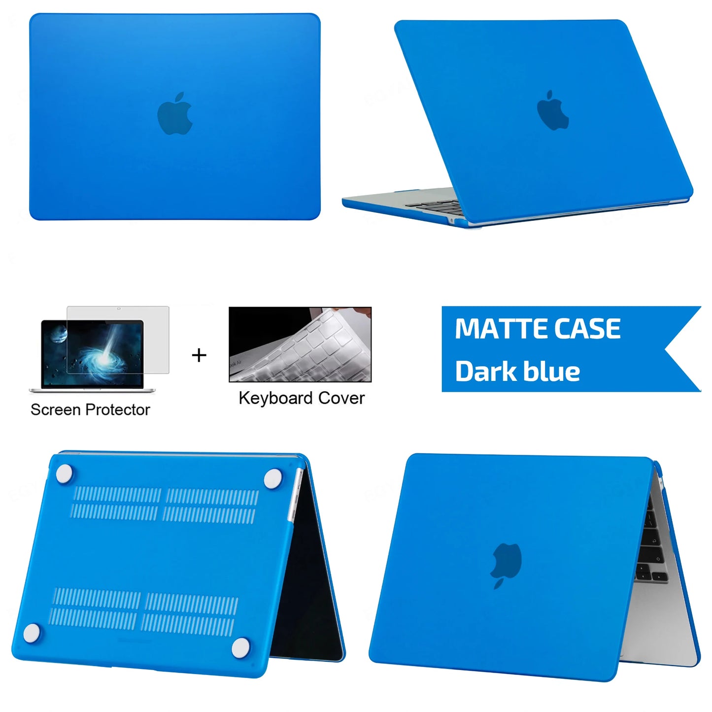 MacBook Laptop Case 2025 M4 – Air 13/15, Pro 13/14, M1-M5