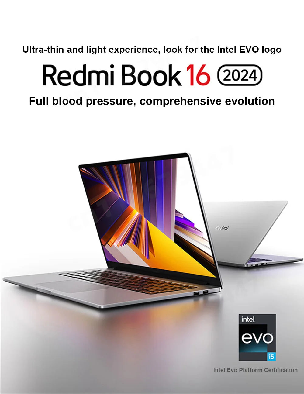 Xiaomi RedmiBook 16 – Intel i5-12450H/i5-13500H, 16GB, 512GB/1TB, 16" 120Hz