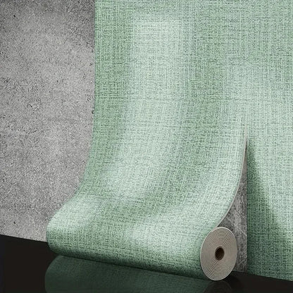 Self-Adhesive 3D Foam Wall Panel – Linen PVC Texture Waterproof 50cm