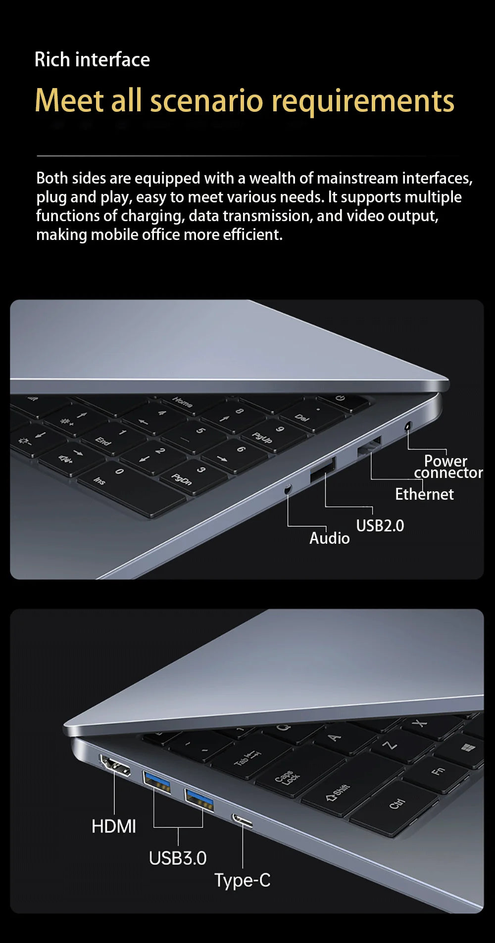 GPD 15.6" Ultrabook – Intel Core i7/i9, up to 32GB DDR4, 2TB SSD, Fingerprint, Windows 11