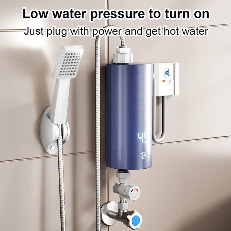 CUKYI 5500W Instant Water Heater | Tankless | Wall Mount | Shower Option | 220V