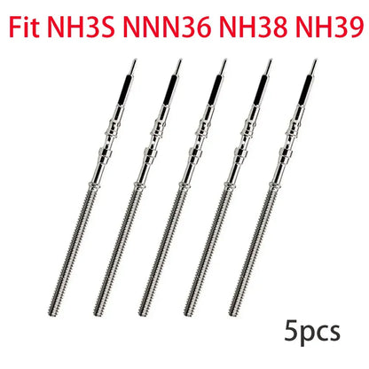 Stainless Steel Watch Crown Stem for NH35 / NH36 / NH38 / NH39 Automatic Movements