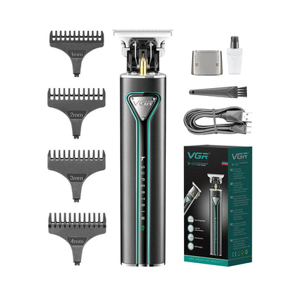 VGR T9 Hair Clipper V-009 – Professional Rechargeable Cordless Beard Trimmer & Haircut Machine for Men