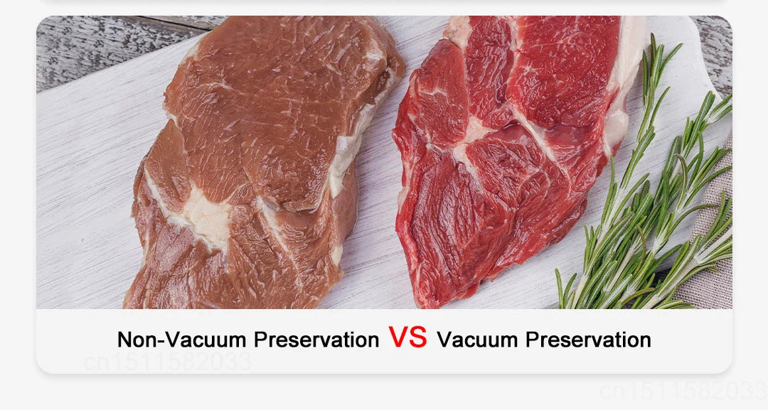 MIJIA Vacuum Sealer Machine | 70kPa Suction | Dry & Moist Modes | 10 Vacuum Bags | External Vacuum | CN Version