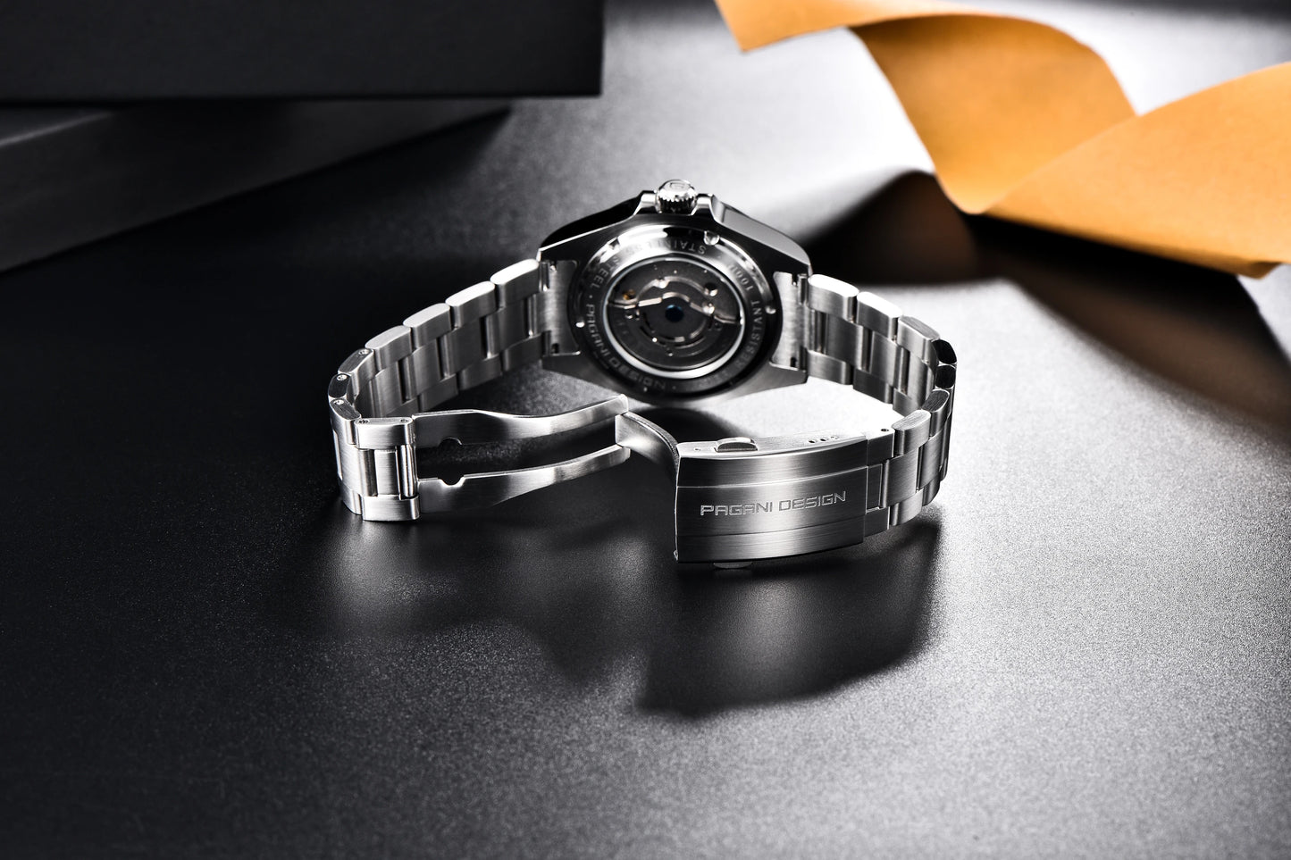 PAGANI DESIGN PD1682 GMT Automatic Watch – 42mm Sapphire Crystal, Stainless Steel, 100M Water Resistant