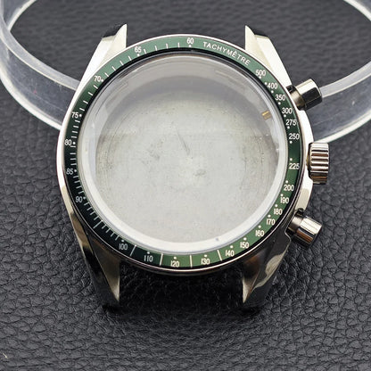 39.7mm Men's Watch Case for VK63 Movement – Metal Case with 20mm Strap Fit & Watch Box