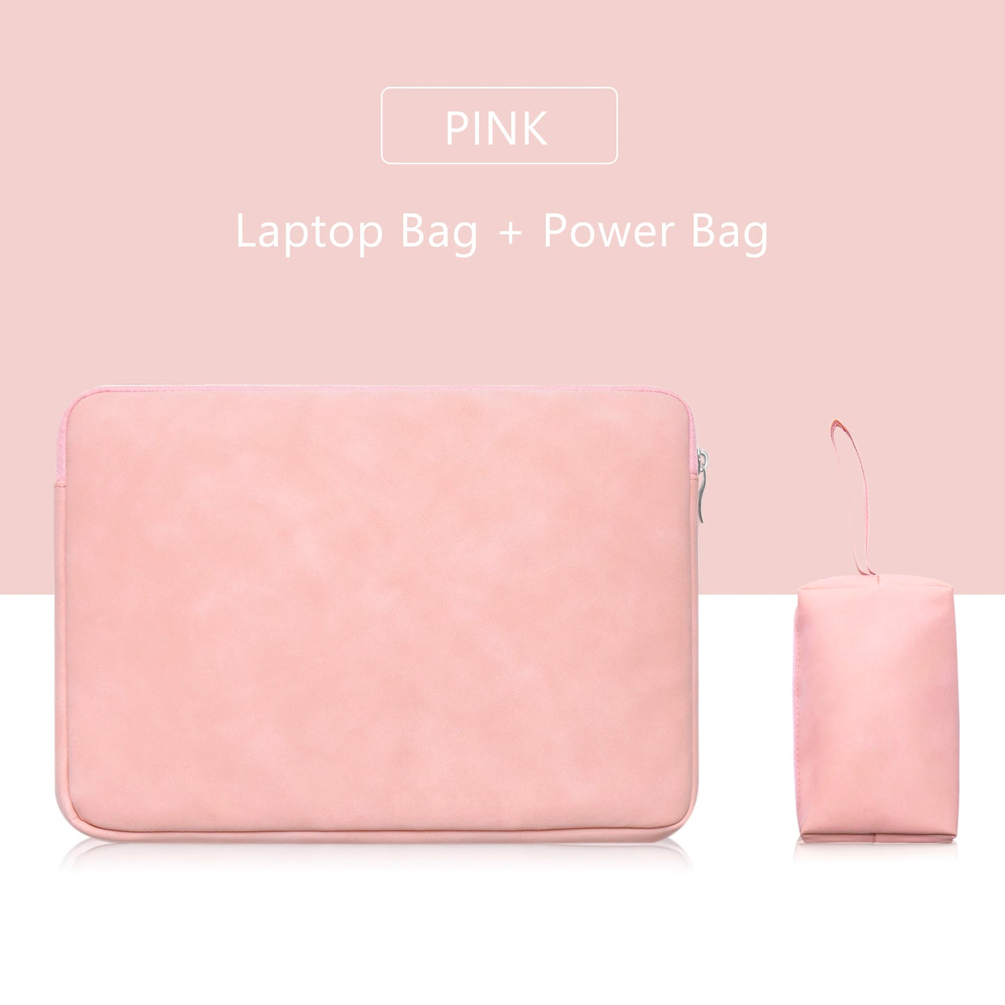 EGYAL Laptop Sleeve Bag – PU Zipper, 13–16", MacBook Air/Pro, Dell, Xiaomi, Huawei, 3 Colors